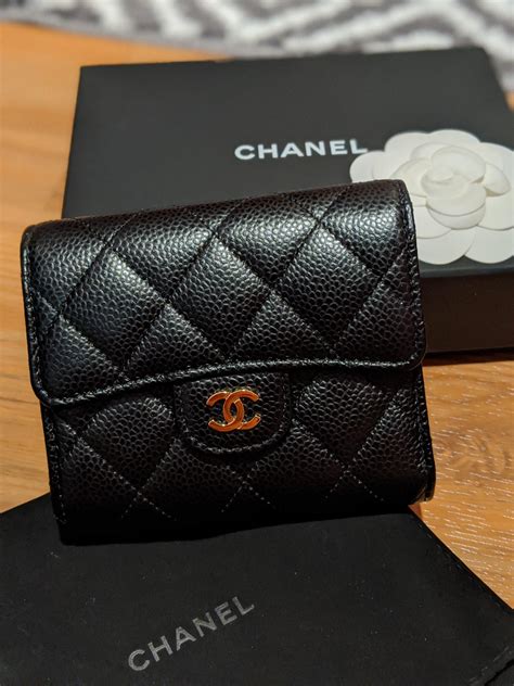 chanel classic caviar small wallet|Chanel Wallets & Card Holders .